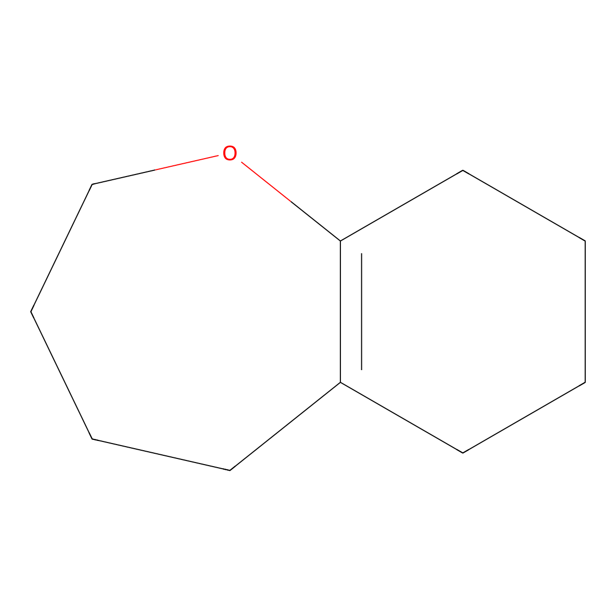 2,3,4,5,6,7,8,9-Octahydro-1-benzoxepine molecular structure, CAS 4802-49-7