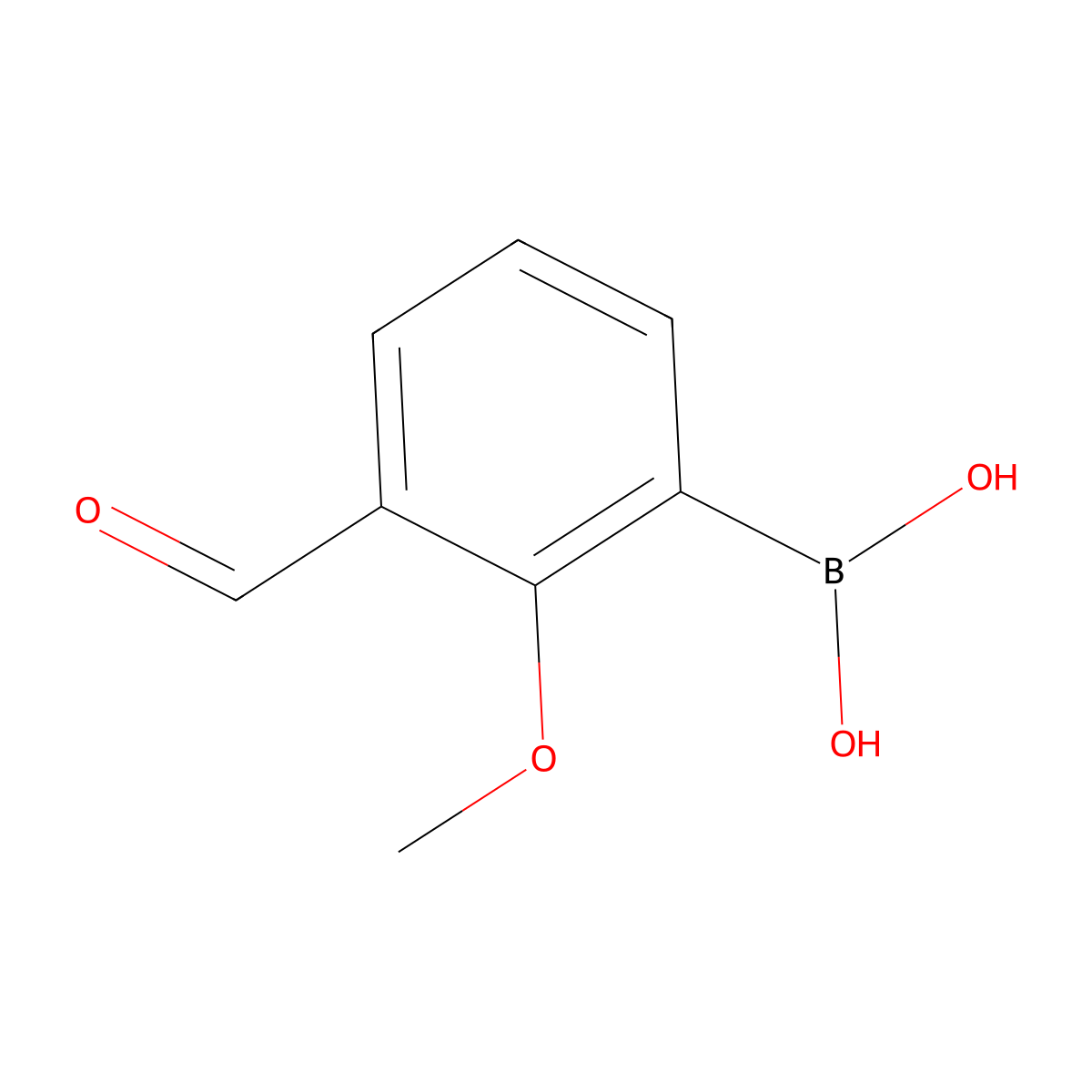 3-Formyl-2-methoxyphenylboronic Acid (contains varying amounts of Anhydride) molecular structure, CAS 480424-49-5