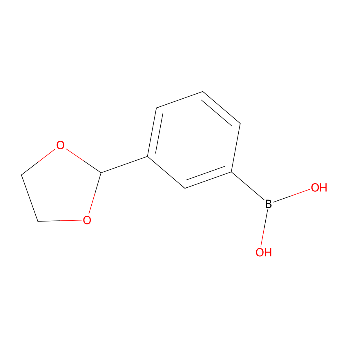 [3-(1,3-Dioxolan-2-yl)phenyl]boronic acid molecular structure, CAS 480424-60-0