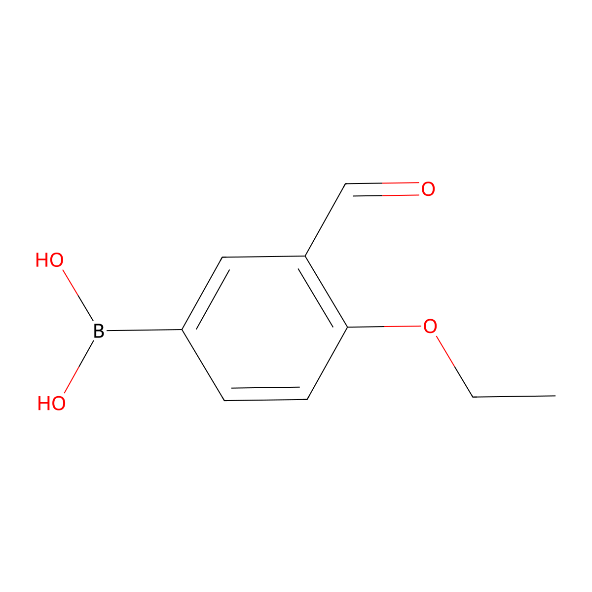 4-Ethoxy-3-formylphenylboronic acid molecular structure, CAS 480424-63-3