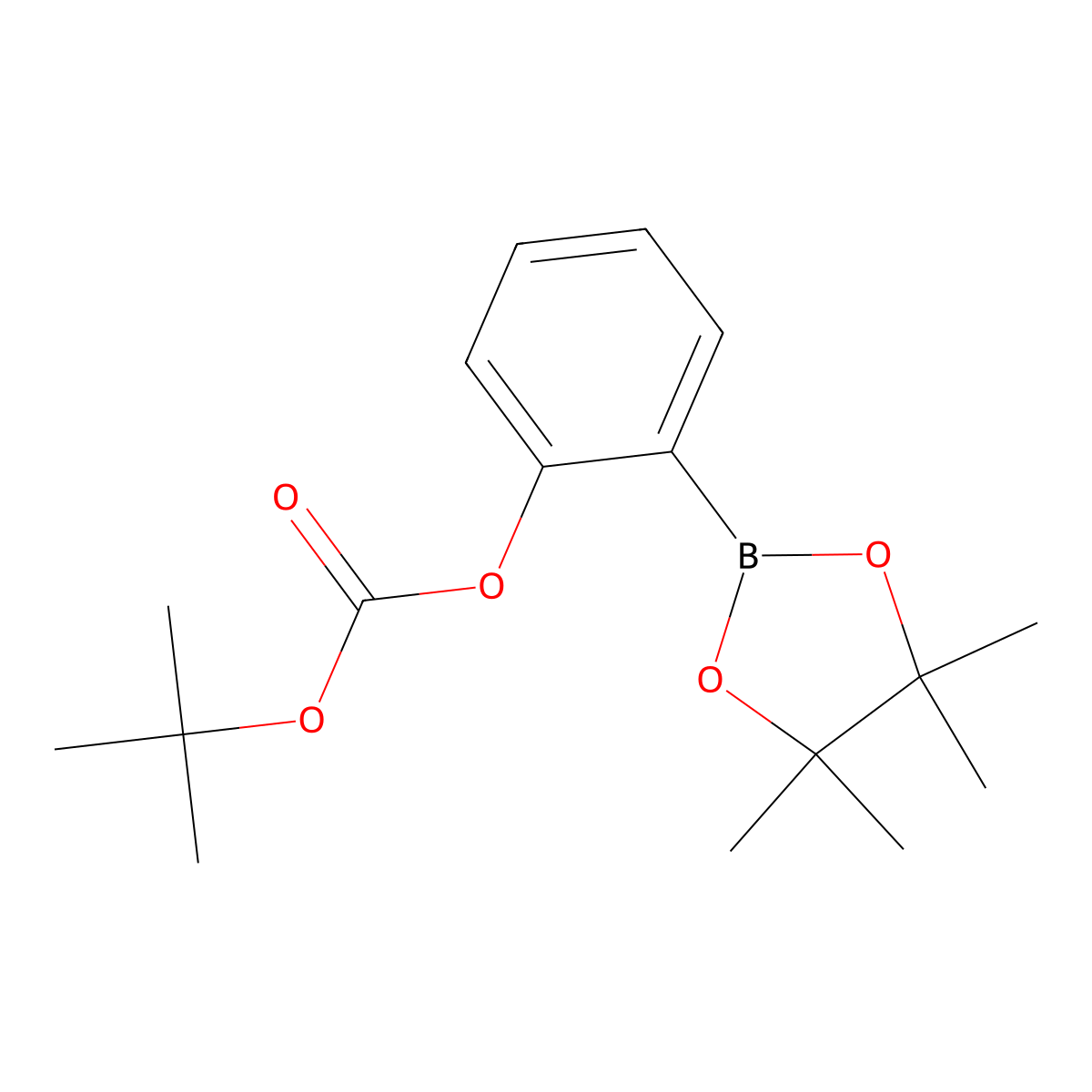 Tert-butyl [2-(4,4,5,5-tetramethyl-1,3,2-dioxaborolan-2-yl)phenyl] Carbonate molecular structure, CAS 480424-71-3