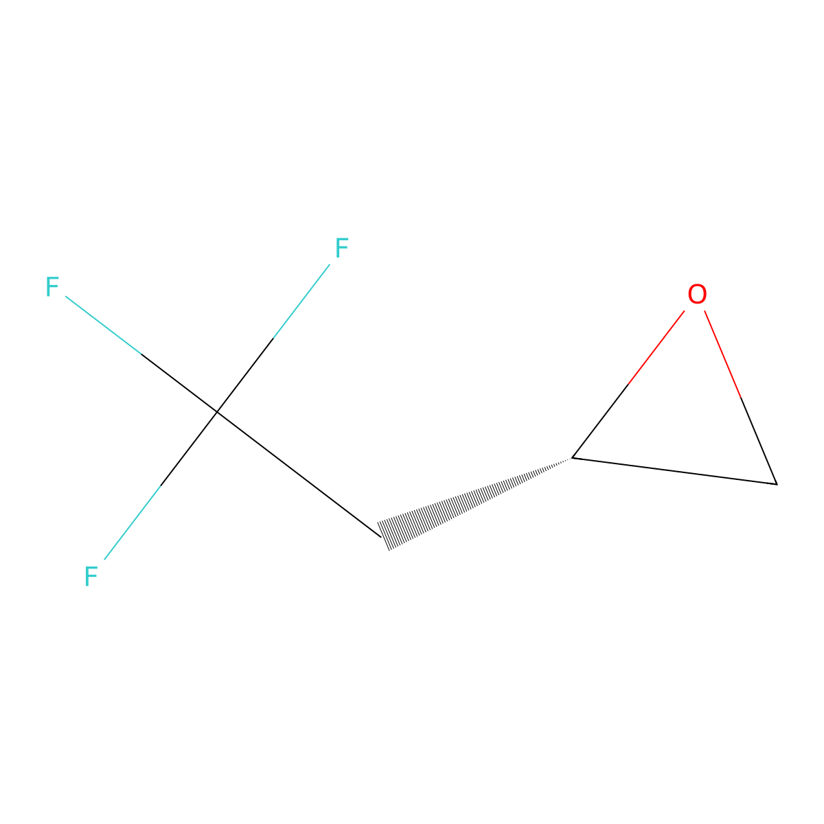 (2S)-2-(2,2,2-trifluoroethyl)oxirane molecular structure, CAS 480429-26-3