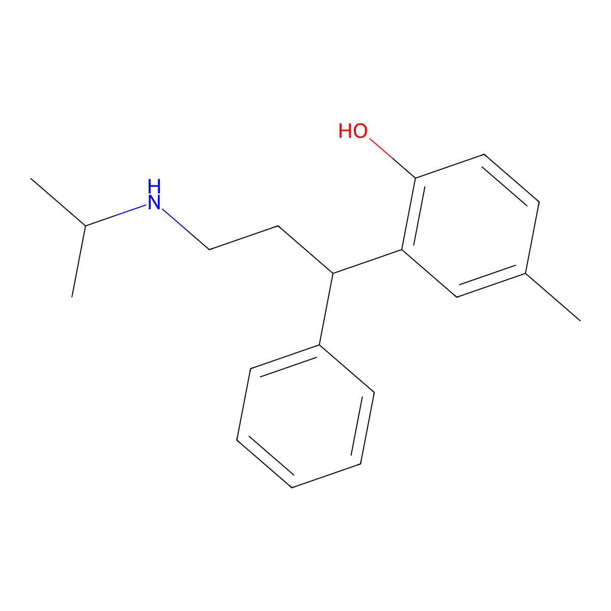 N-Isopropyl-3-(2-hydroxy-5-methylphenyl)-3-phenylpropylamine molecular structure, CAS 480432-14-2
