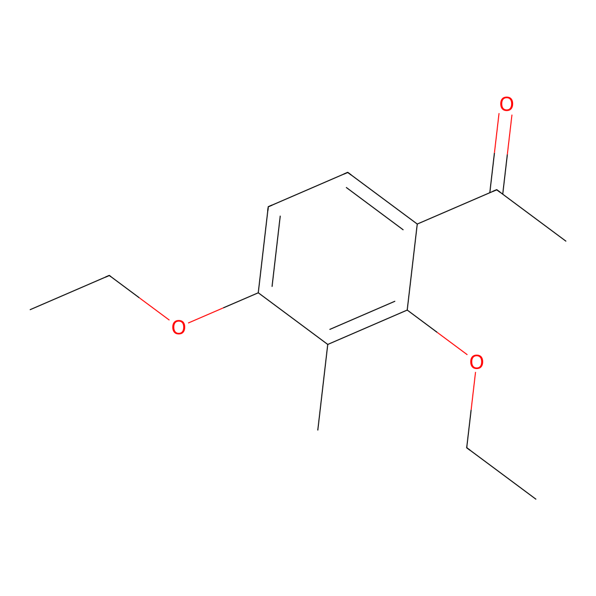 2',4'-Diethoxy-3'-methylacetophenone molecular structure, CAS 480439-34-7
