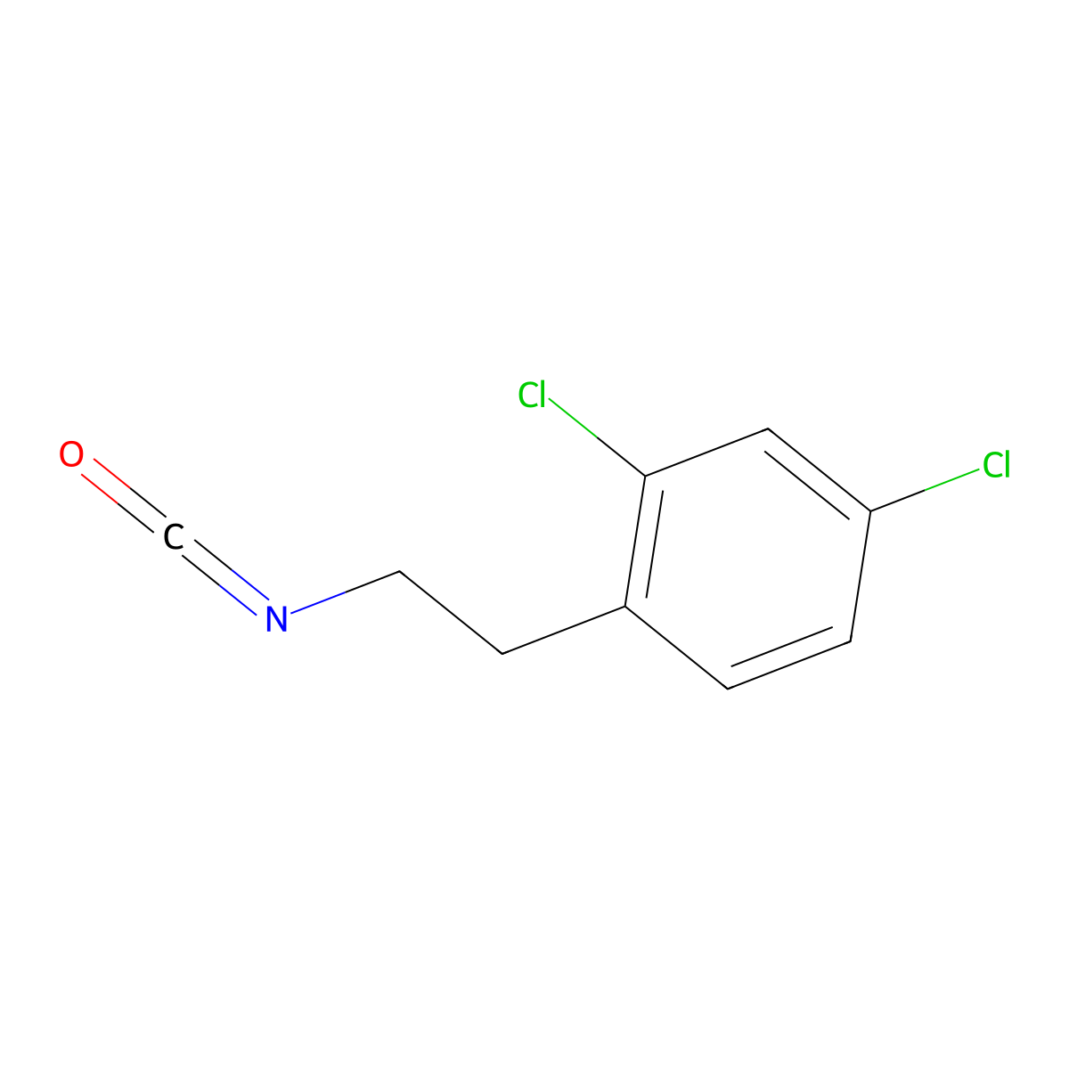 2,4-Dichlorophenethyl isocyanate molecular structure, CAS 480439-41-6