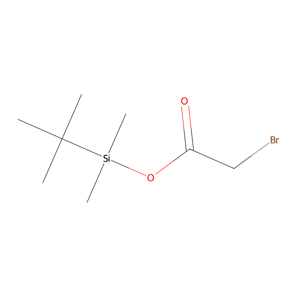 tert-Butyldimethylsilyl bromoacetate molecular structure, CAS 480439-46-1