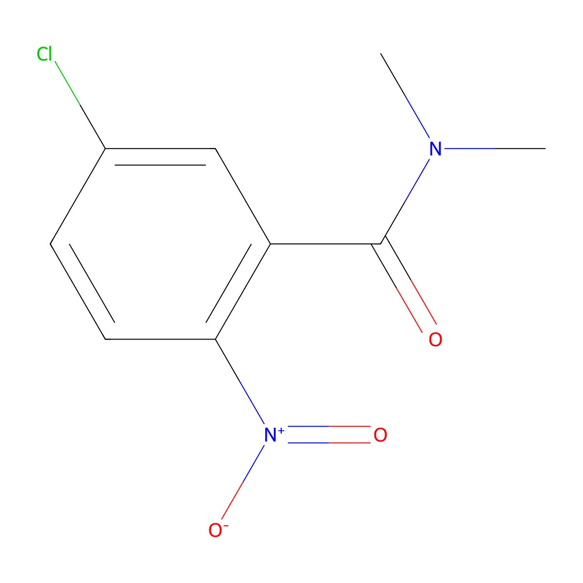 5-Chloro-N,N-dimethyl-2-nitrobenzamide molecular structure, CAS 480451-75-0