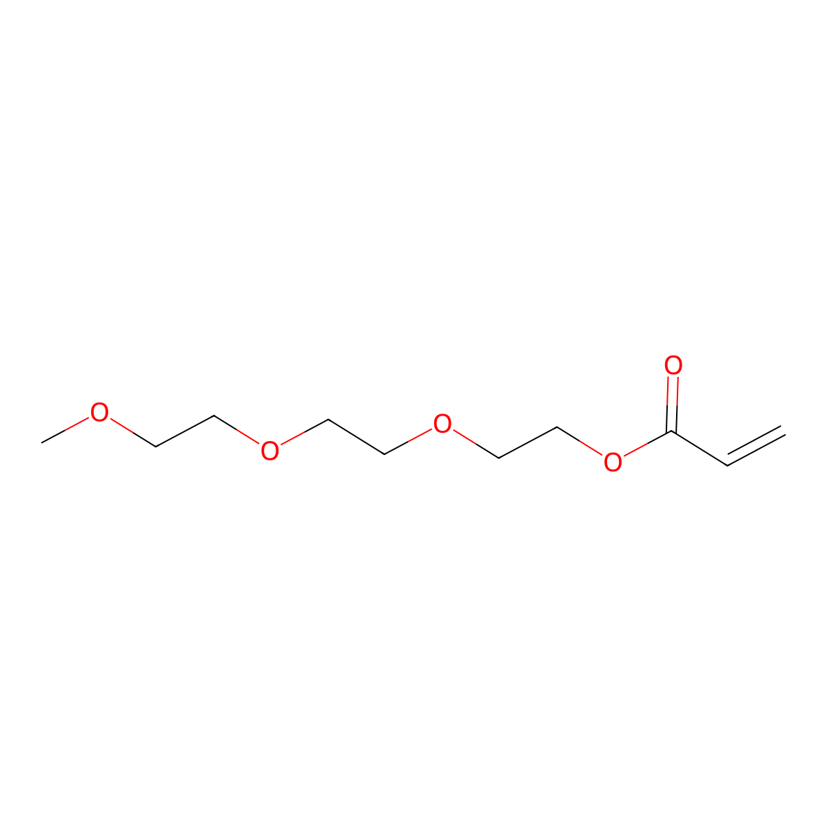 2-(2-(2-Methoxyethoxy)ethoxy)ethyl acrylate molecular structure, CAS 48067-72-7