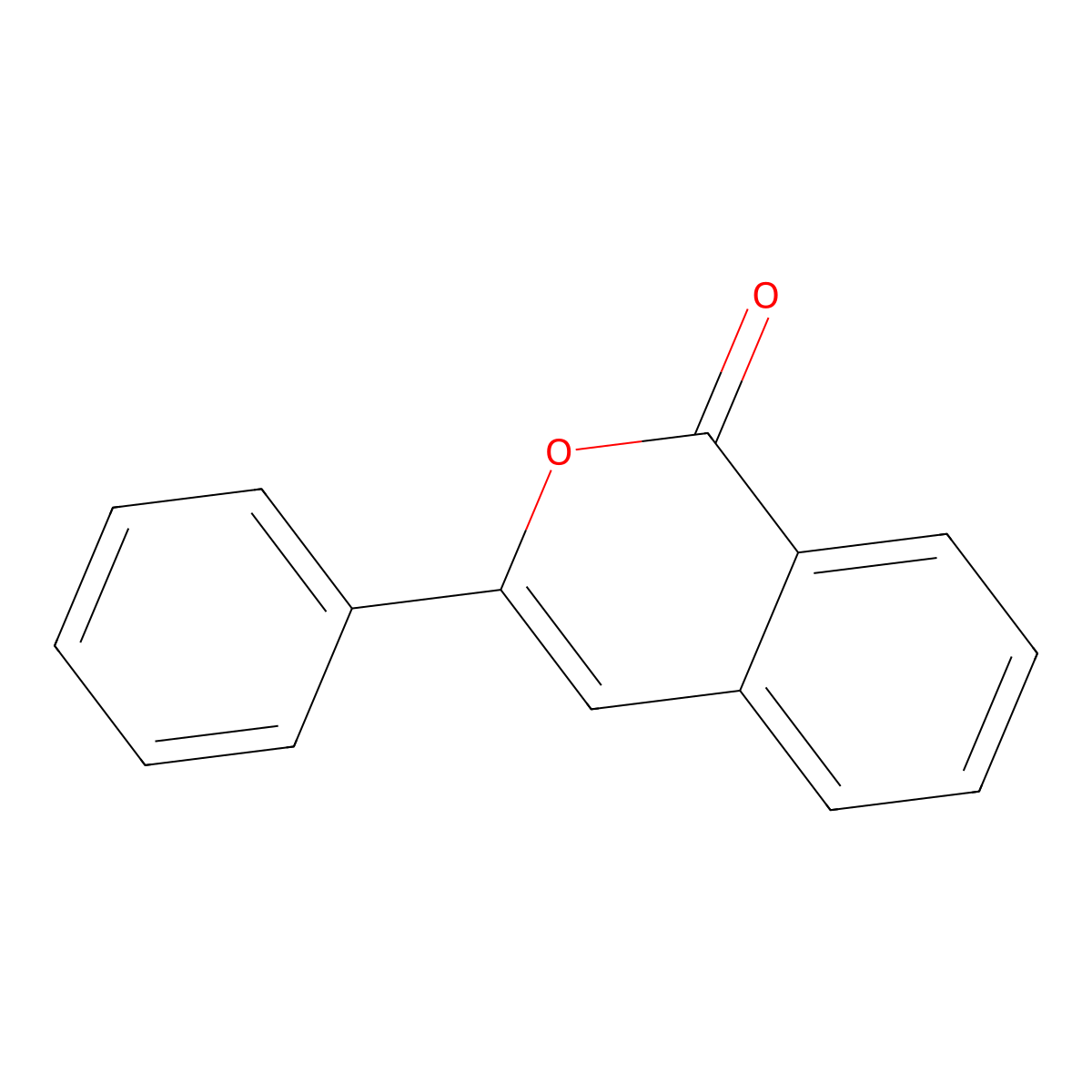 3-Phenyl-1H-2-benzopyran-1-one molecular structure, CAS 4809-08-9