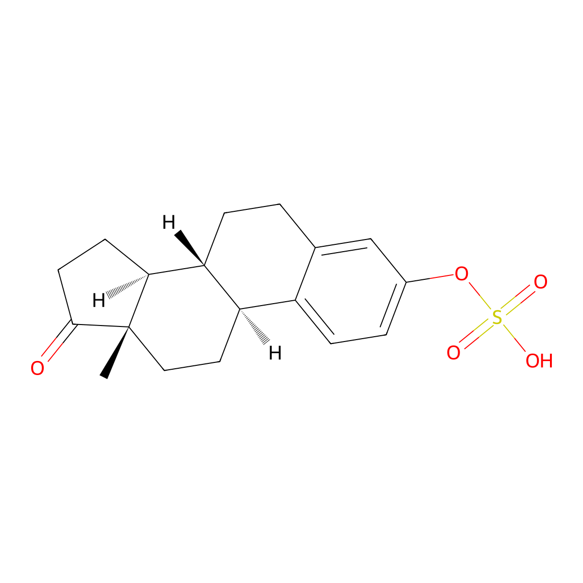 Estrone Sulfate molecular structure, CAS 481-97-0