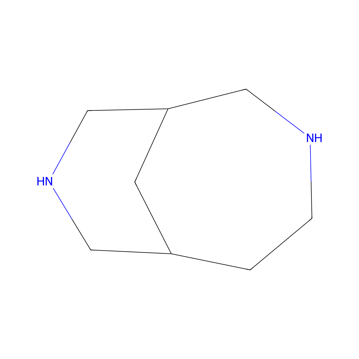 3,8-Diazabicyclo[4.3.1]decane molecular structure, CAS 481056-34-2