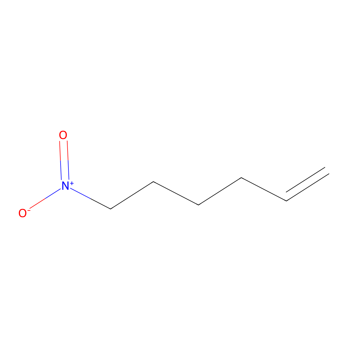 6-Nitro-1-hexene molecular structure, CAS 4812-17-3