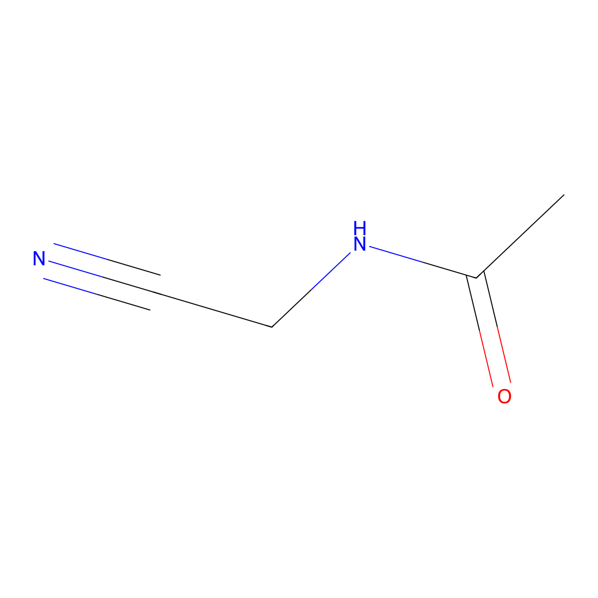 N-(Cyanomethyl)acetamide molecular structure, CAS 4814-80-6