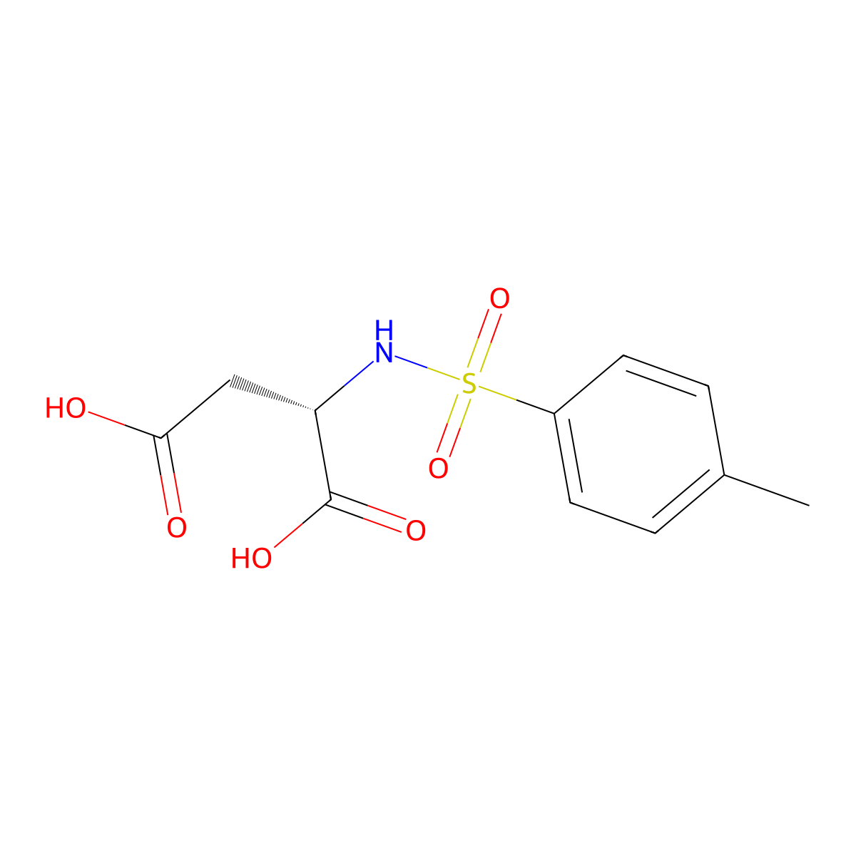 N-tosyl-L-aspartic acid molecular structure, CAS 4816-82-4
