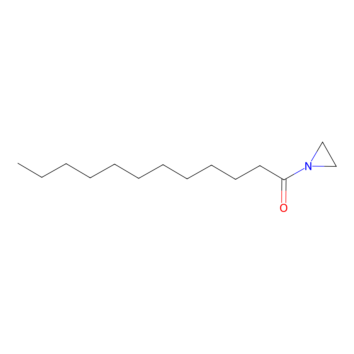 Aziridine, 1-lauroyl- molecular structure, CAS 48163-10-6