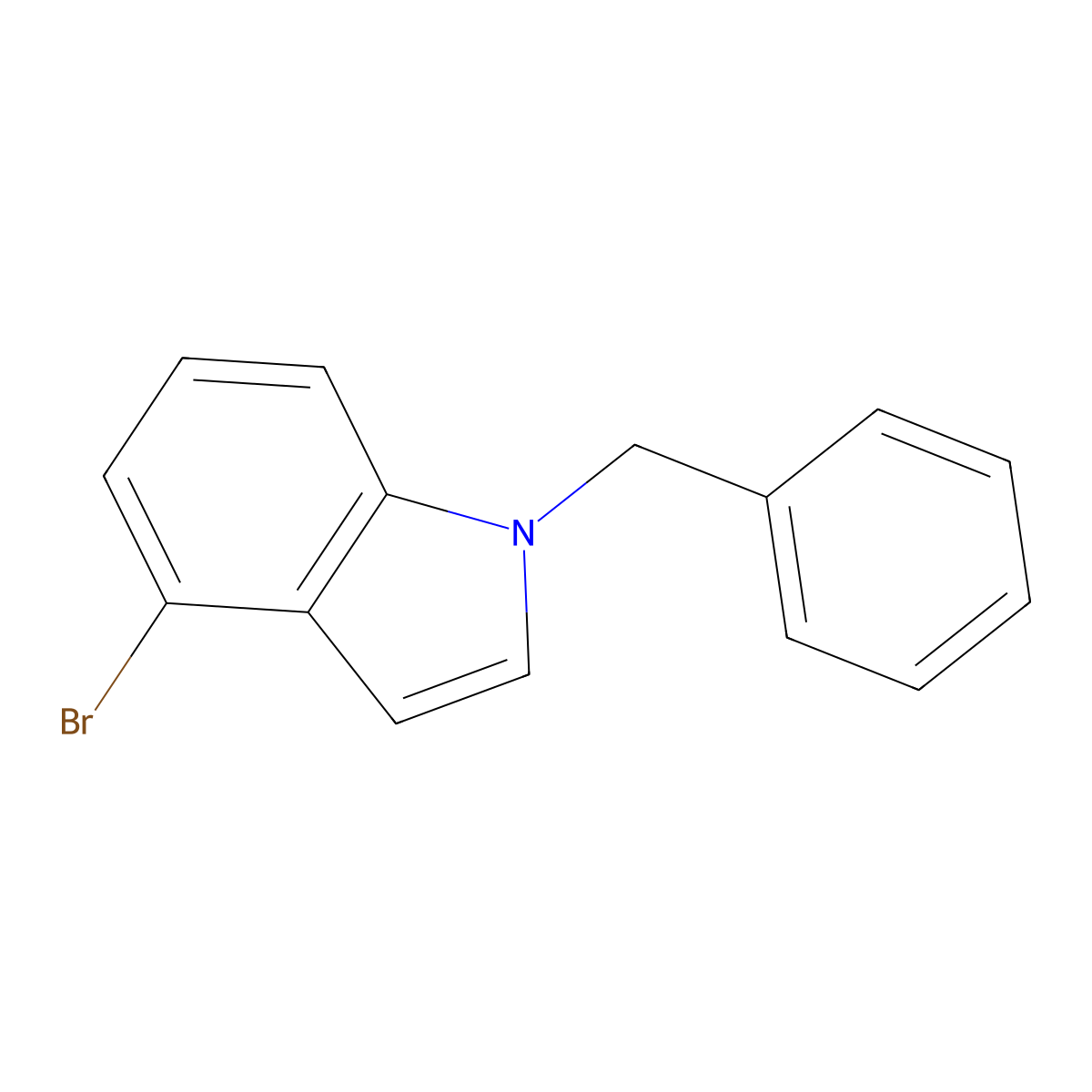 1-Benzyl-4-bromo-1H-indole molecular structure, CAS 481630-48-2