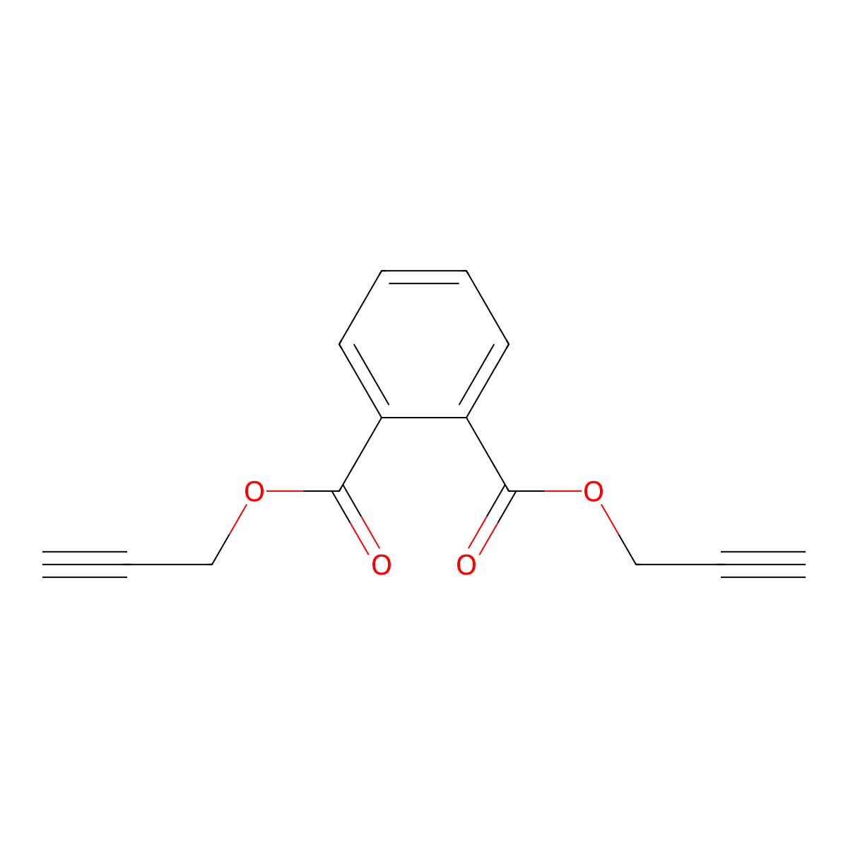 1,2-Benzenedicarboxylic acid, di-2-propynyl ester molecular structure, CAS 48171-42-2