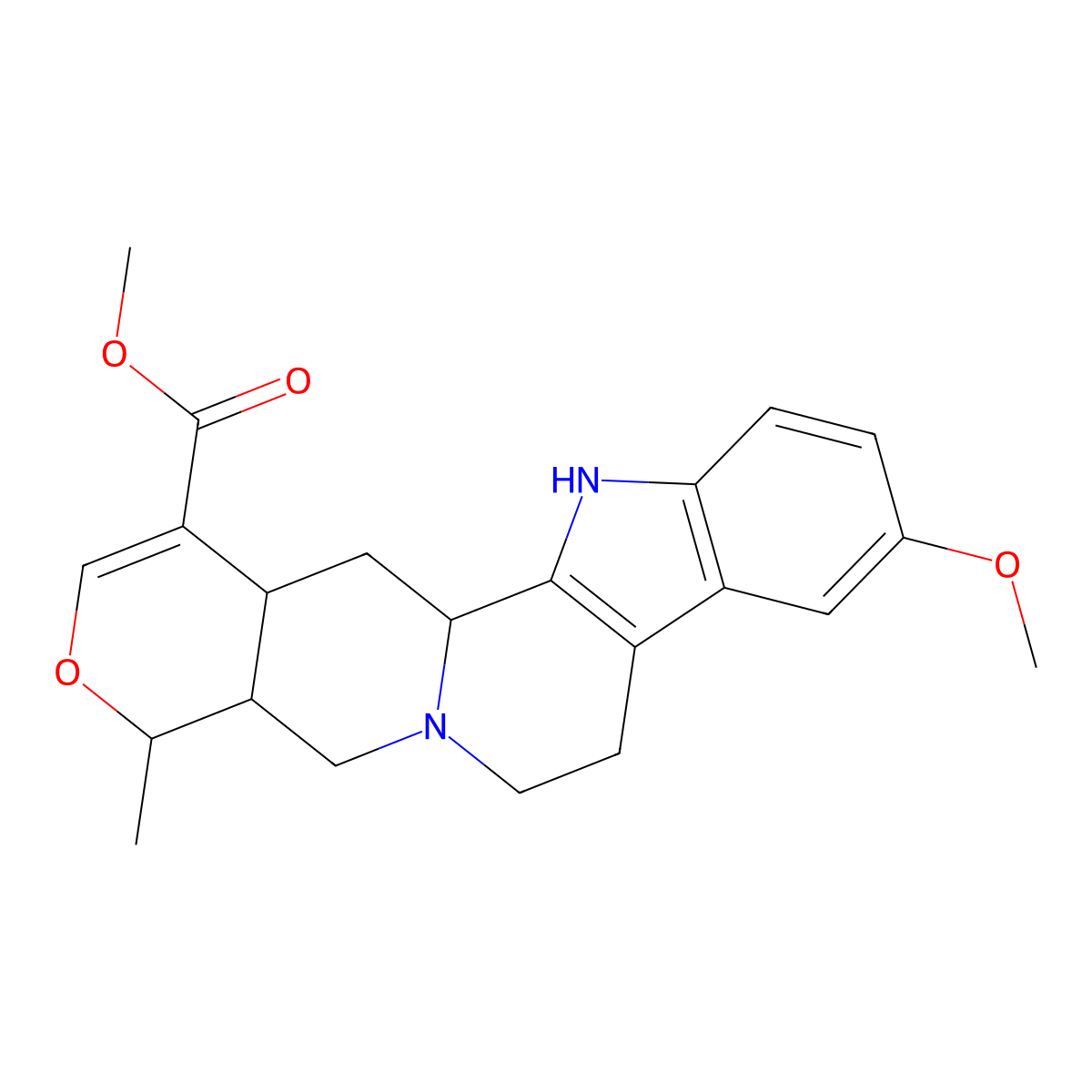 Aricine molecular structure, CAS 482-91-7