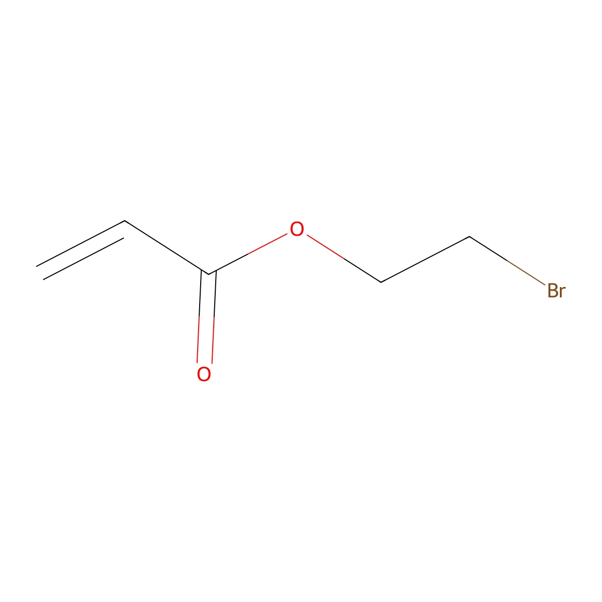 2-Bromoethyl acrylate molecular structure, CAS 4823-47-6
