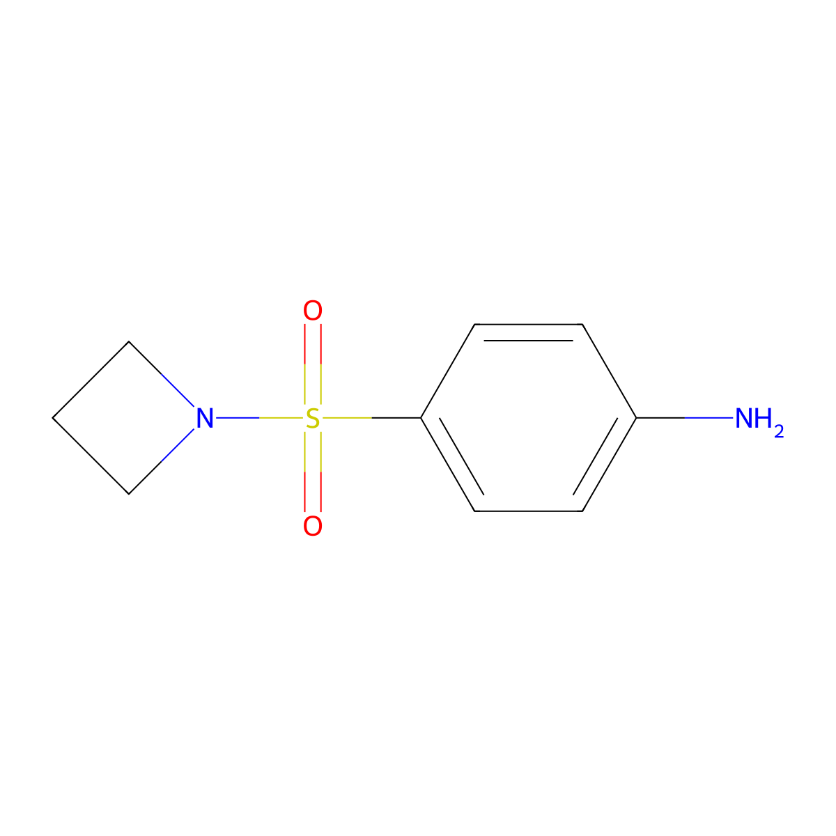 4-(Azetidin-1-ylsulfonyl)aniline molecular structure, CAS 482308-17-8