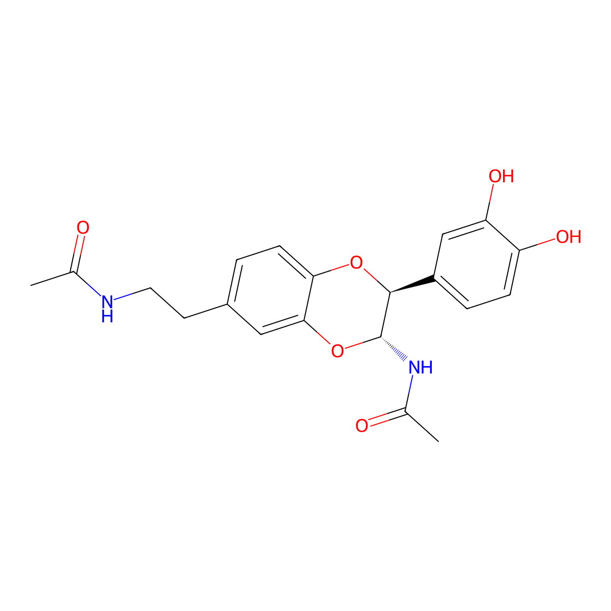 N-Acetyldopamine dimers B molecular structure, CAS 482579-01-1