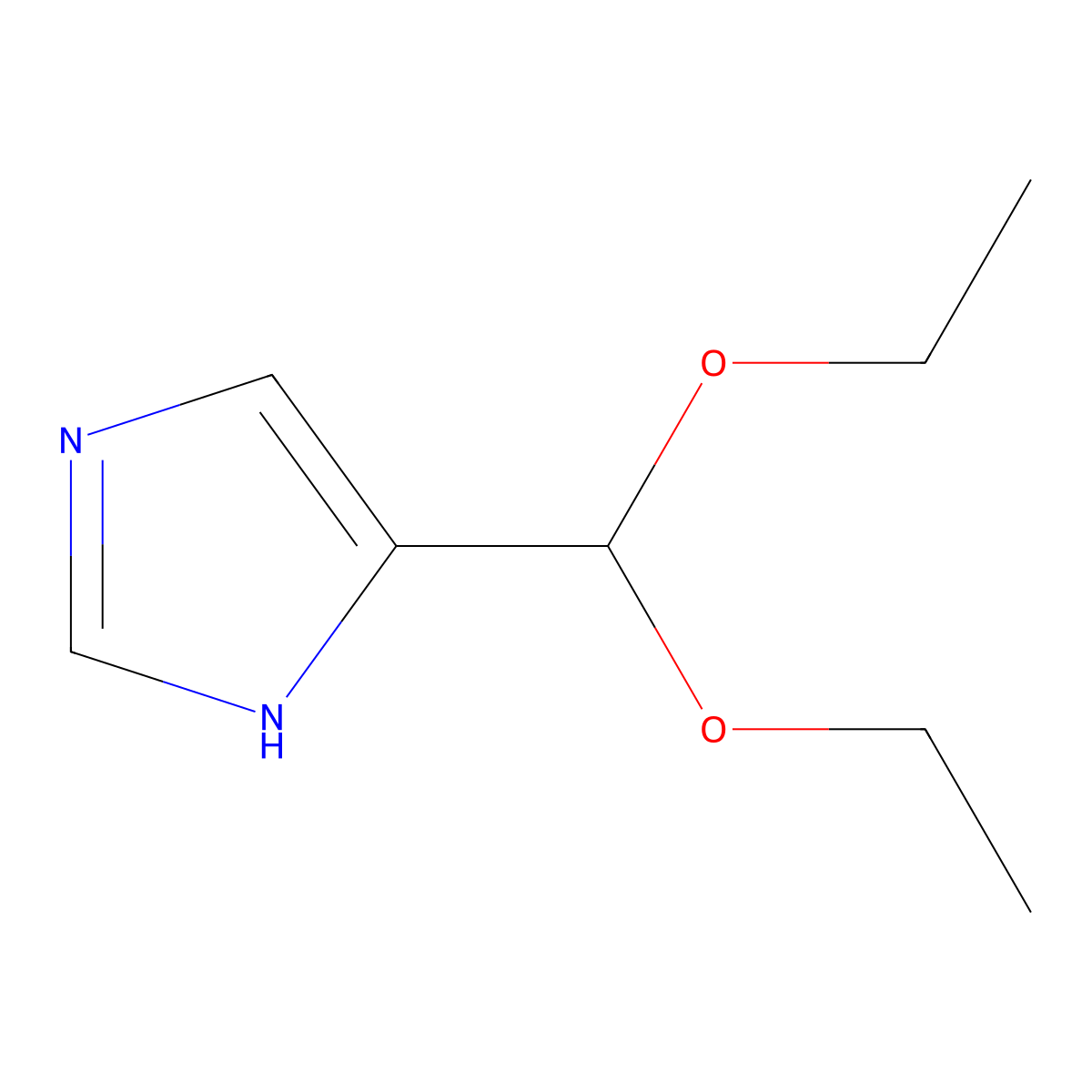 4-(Diethoxymethyl)-1h-imidazole molecular structure, CAS 482585-22-8