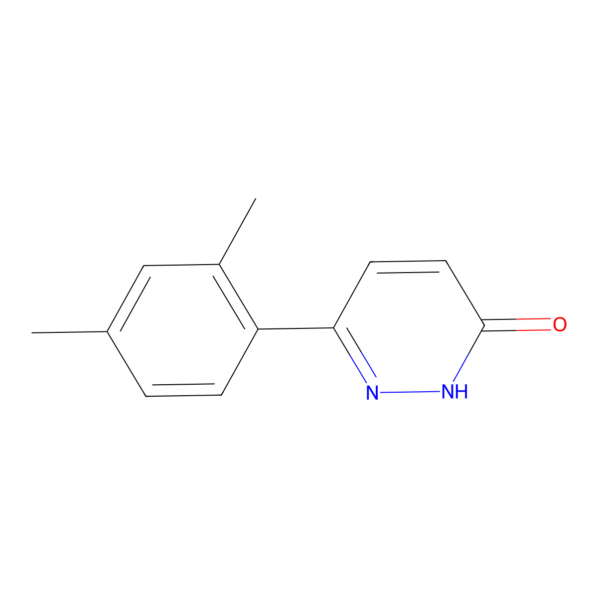 6-(2,4-dimethylphenyl)pyridazin-3(2H)-one molecular structure, CAS 4826-92-0