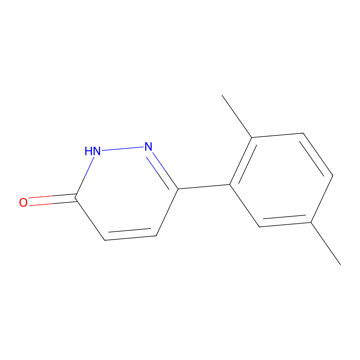 6-(2,5-dimethylphenyl)pyridazin-3(2H)-one molecular structure, CAS 4826-93-1