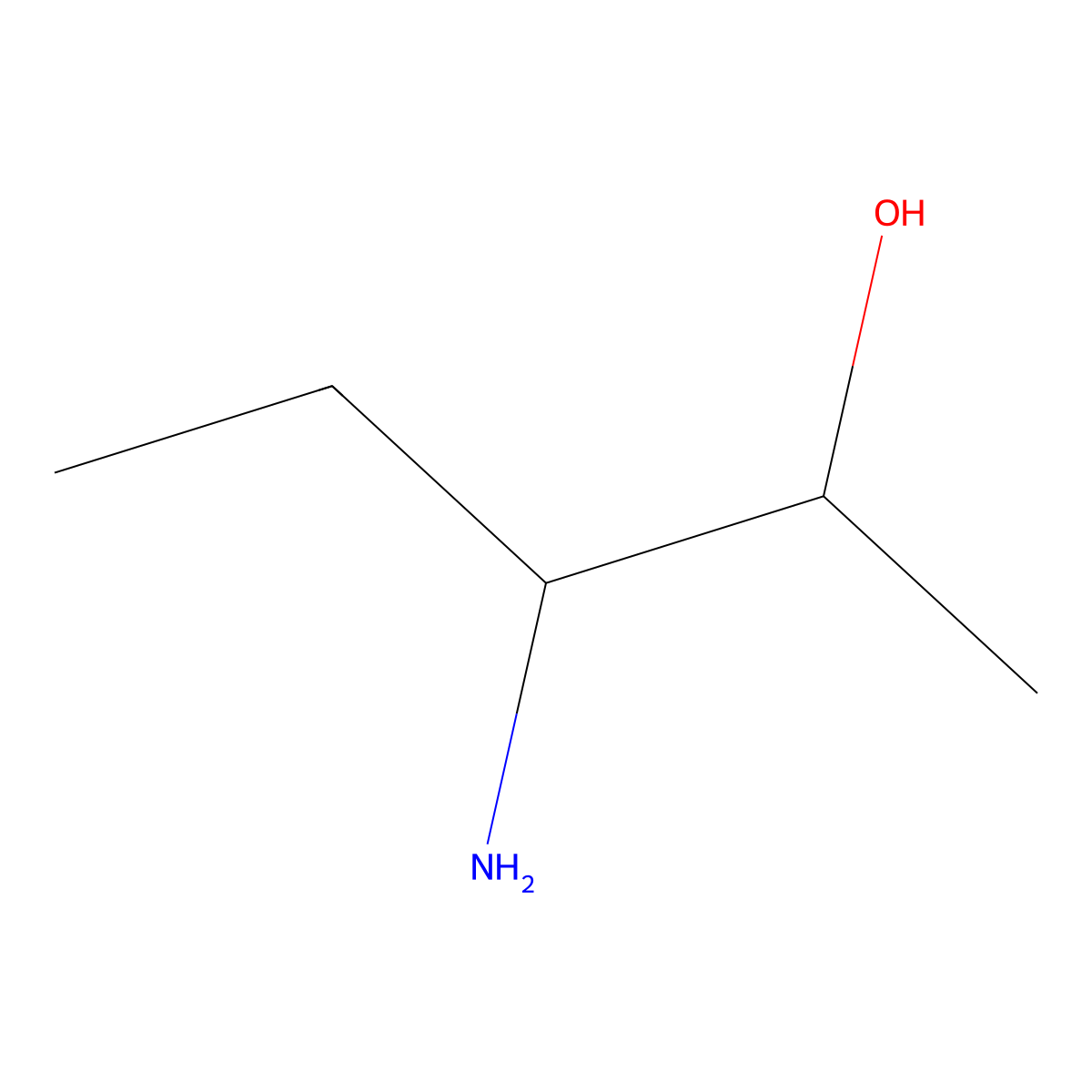 (2r,3s)-3-Aminopentan-2-ol molecular structure, CAS 482615-48-5