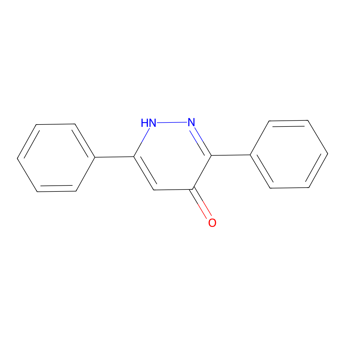 3,6-Diphenylpyridazin-4-ol molecular structure, CAS 4827-06-9