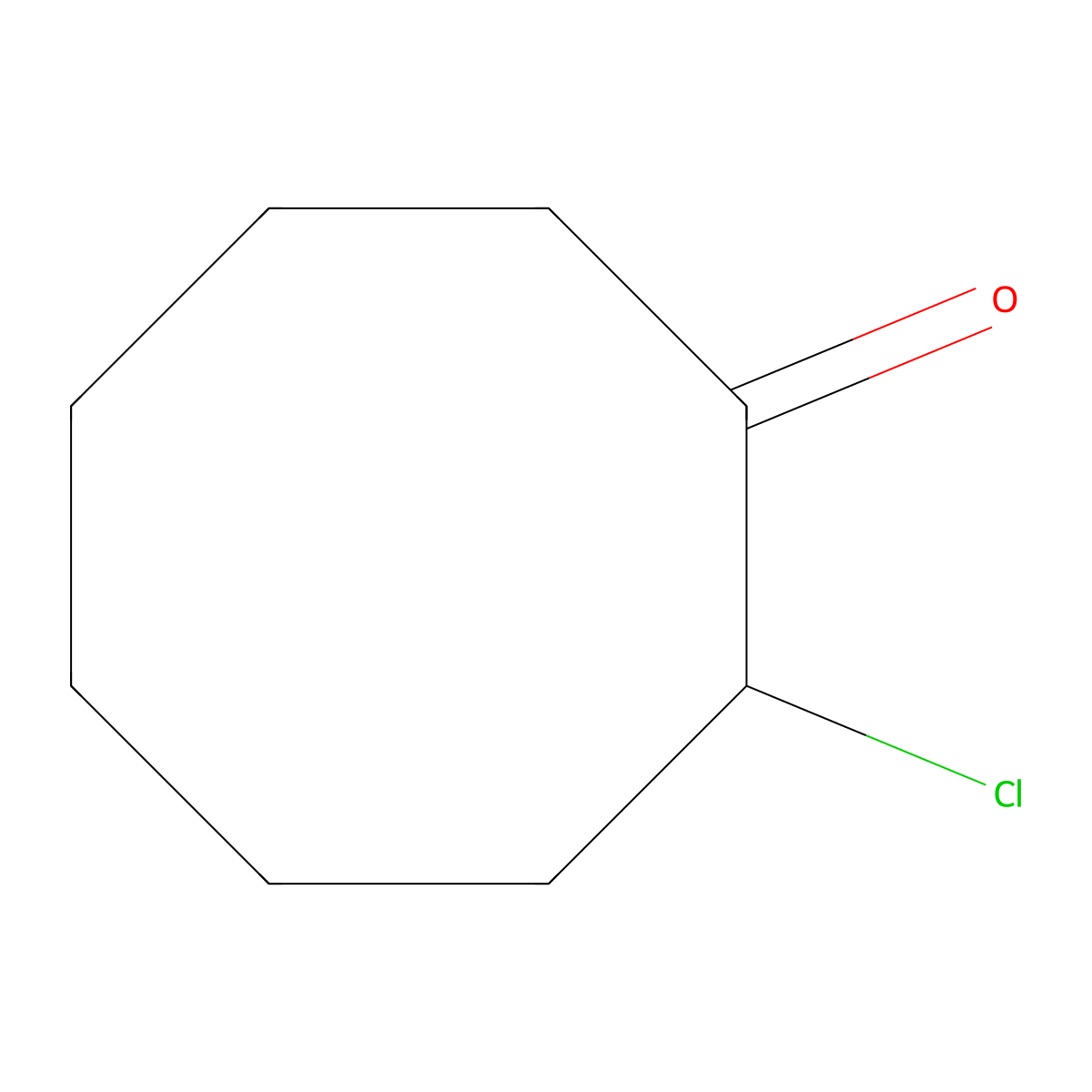 2-Chlorocyclooctanone molecular structure, CAS 4828-34-6