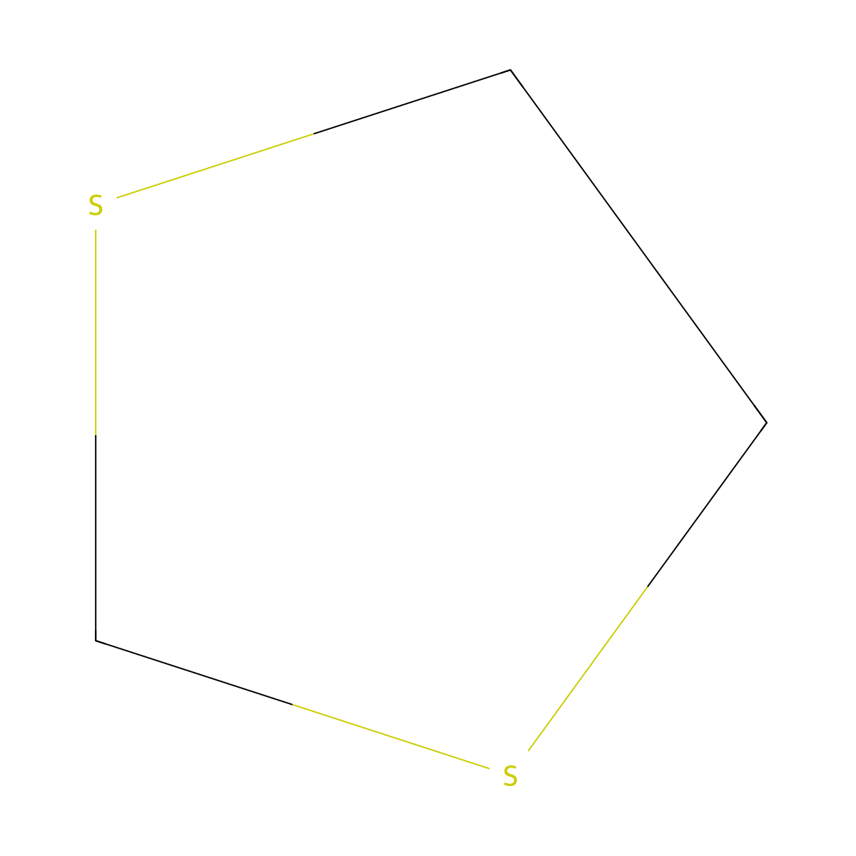 1,3-Dithiolane molecular structure, CAS 4829-04-3