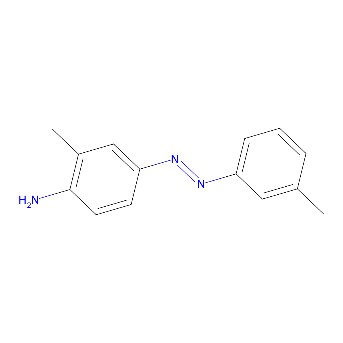 2-Methyl-4-[(e)-(3-methylphenyl)diazenyl]aniline molecular structure, CAS 4829-62-3