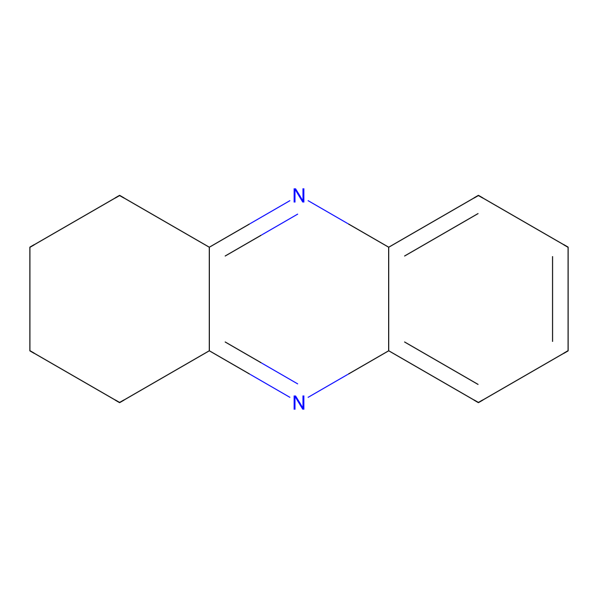 1,2,3,4-Tetrahydrophenazine molecular structure, CAS 4829-73-6
