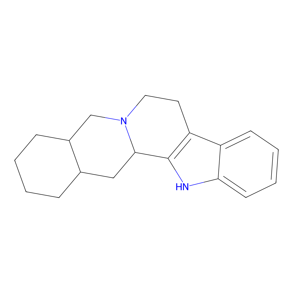 Alloyohimbane molecular structure, CAS 483-26-1