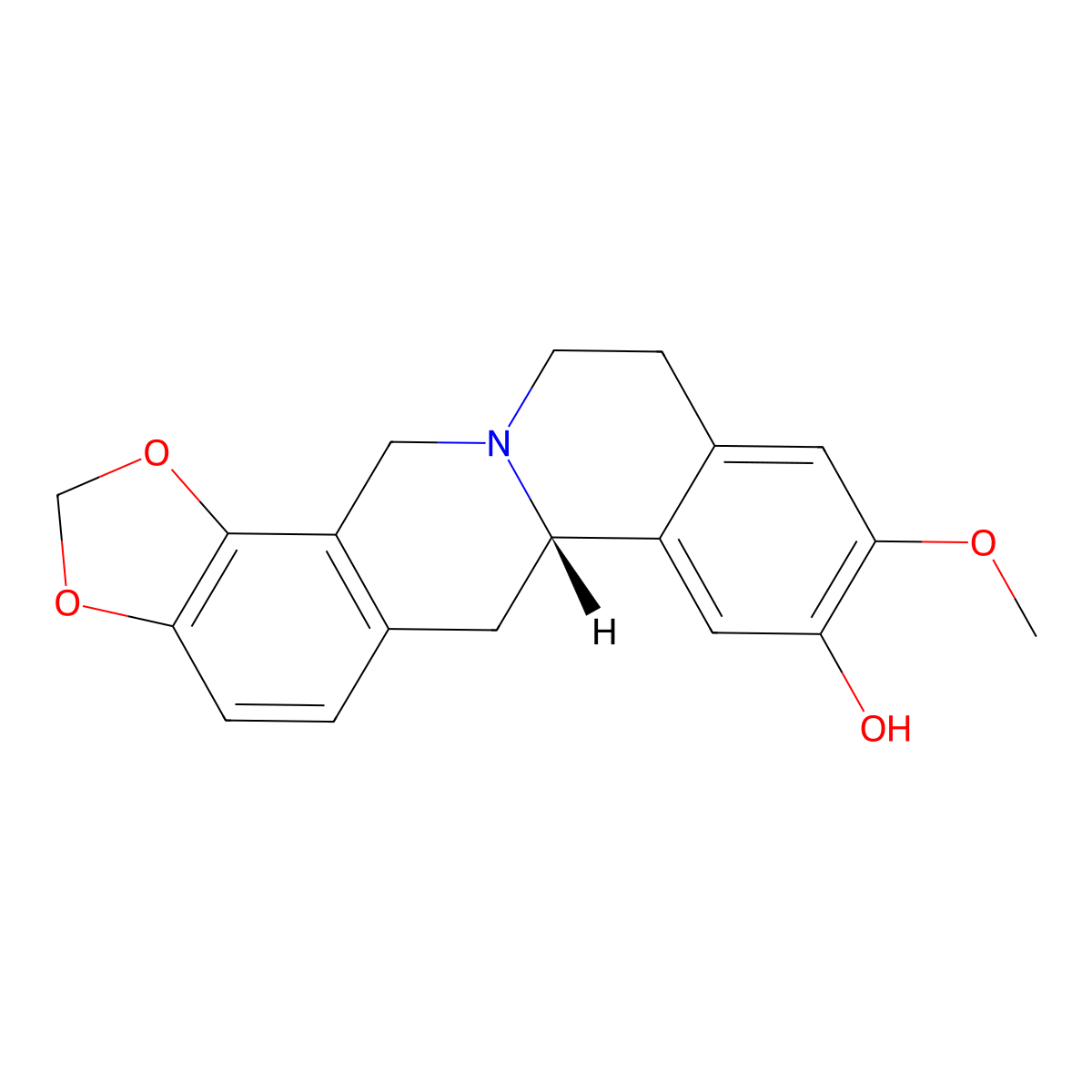 (S)-Cheilanthifoline molecular structure, CAS 483-44-3