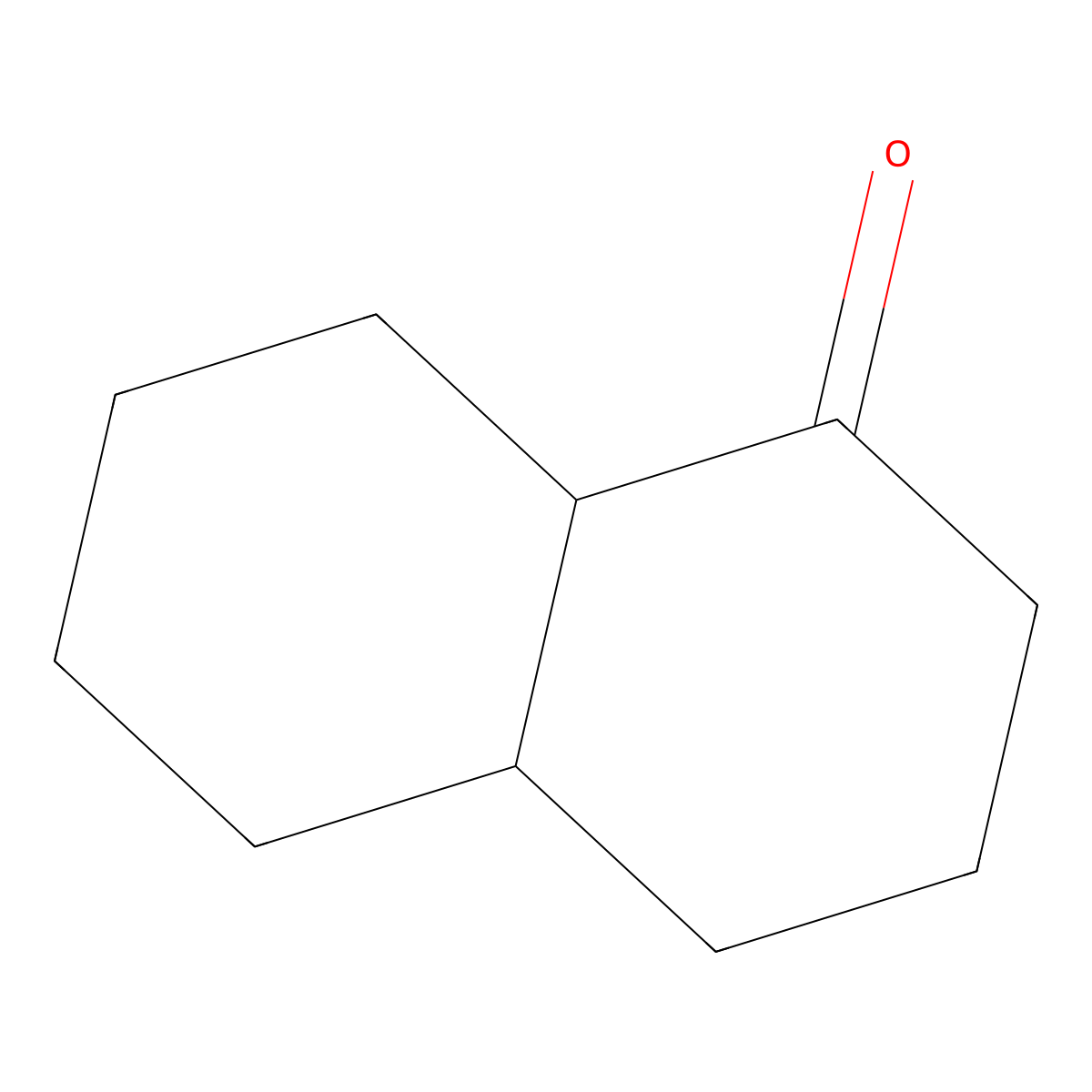 Bicyclo[4.4.0]decan-1-one molecular structure, CAS 4832-16-0