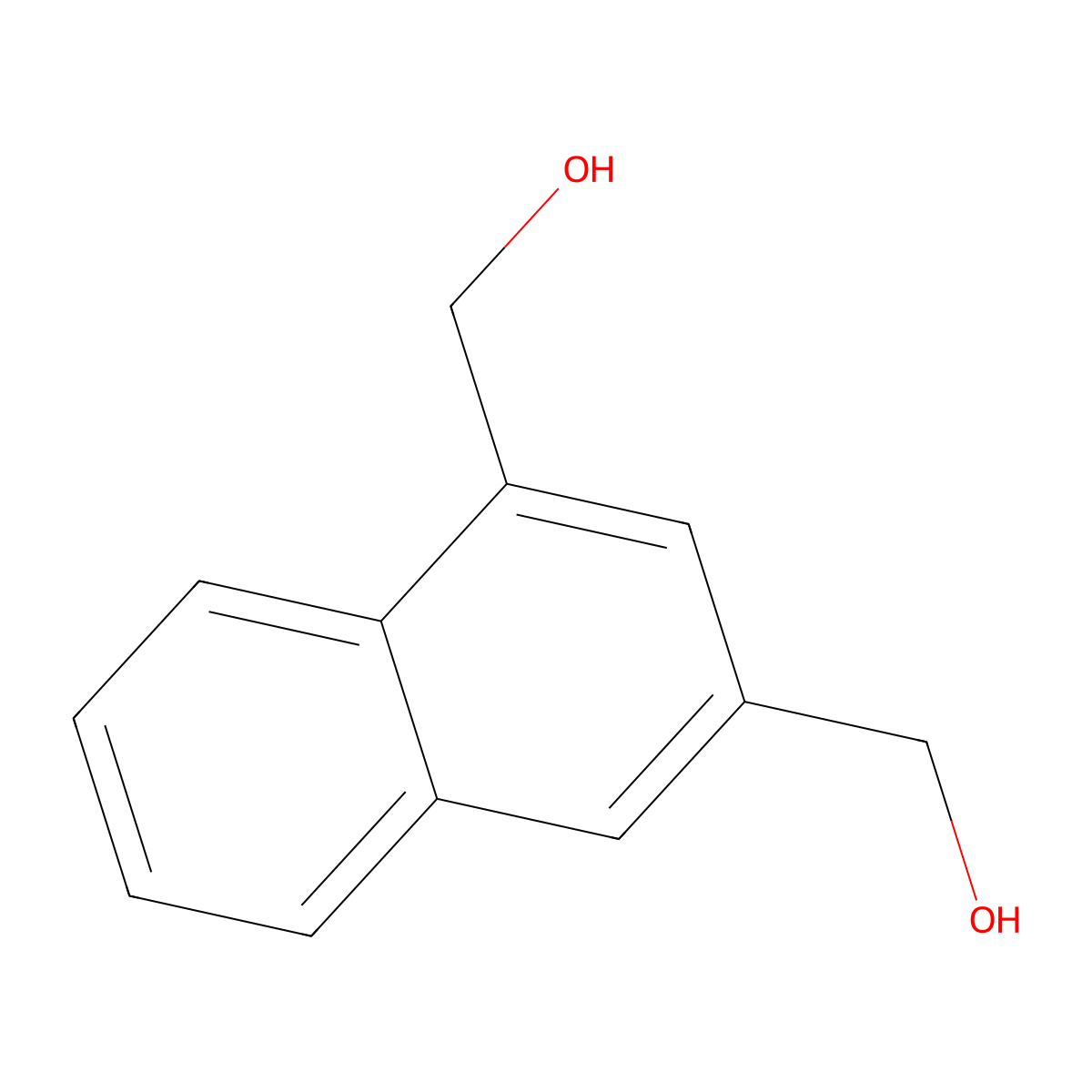 [3-(Hydroxymethyl)naphthalen-1-yl]methanol molecular structure, CAS 483312-56-7