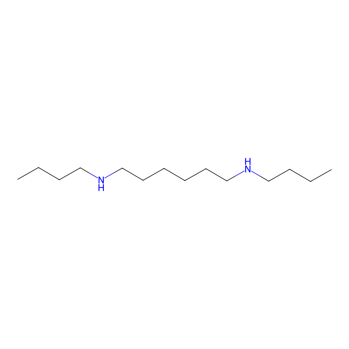 N,N'-Dibutyl-1,6-hexanediamine molecular structure, CAS 4835-11-4
