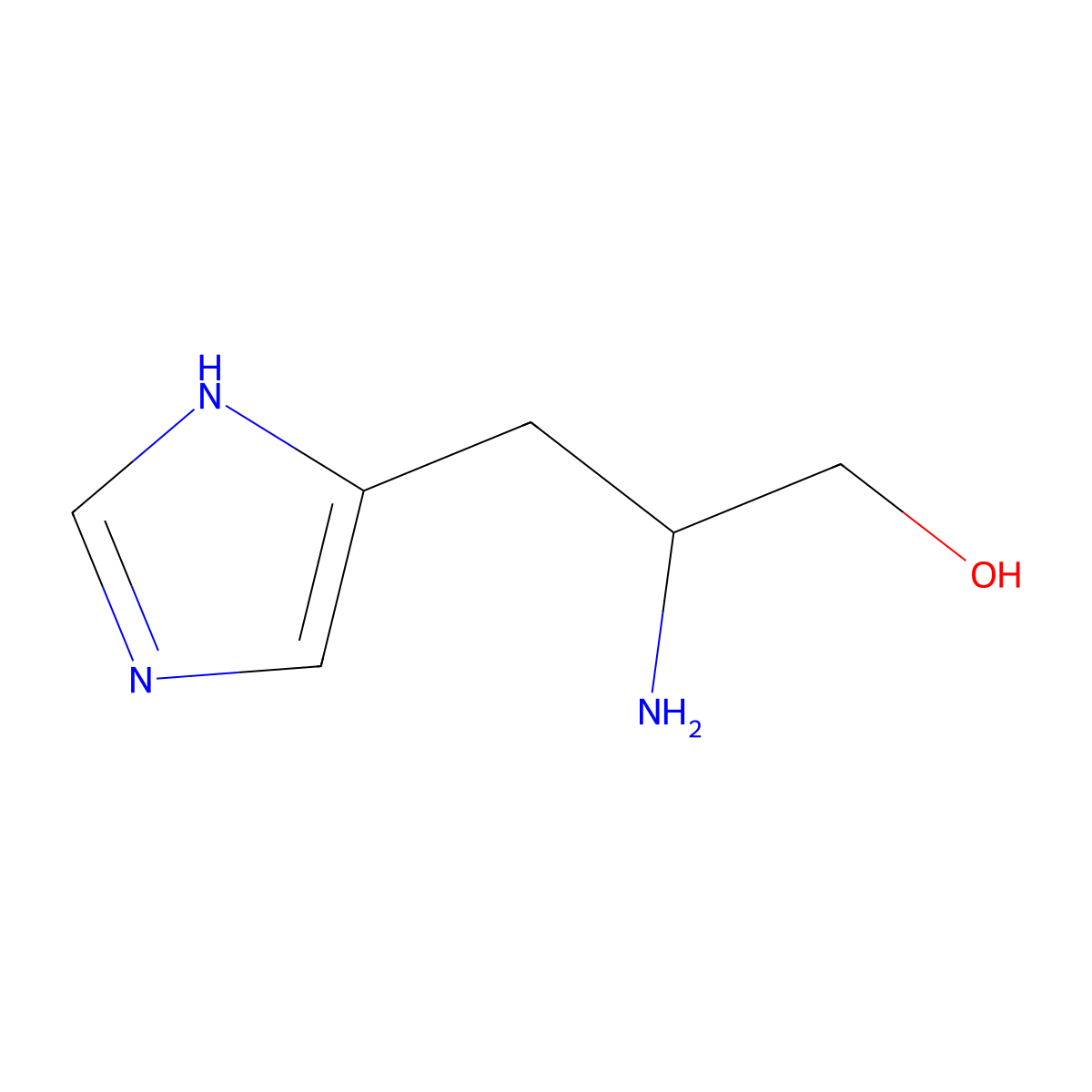 L-Histidinol molecular structure, CAS 4836-52-6