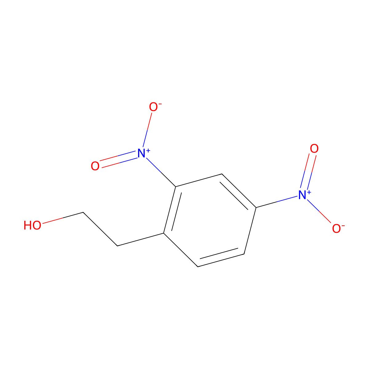 2-(2,4-Dinitrophenyl)ethanol molecular structure, CAS 4836-69-5