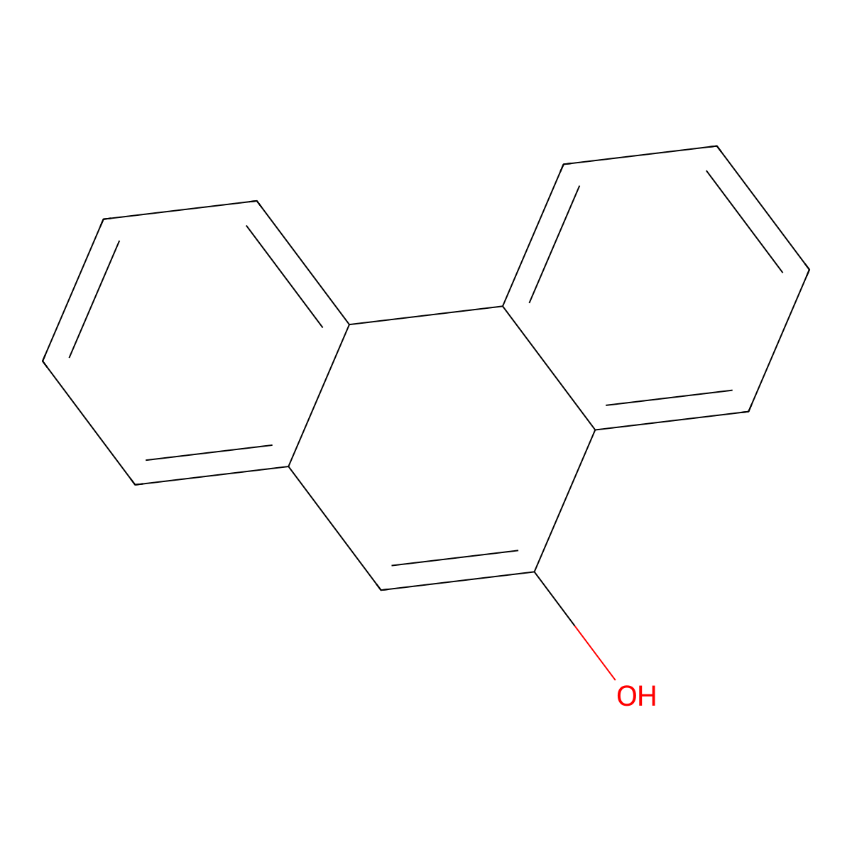 9-Phenanthrol molecular structure, CAS 484-17-3