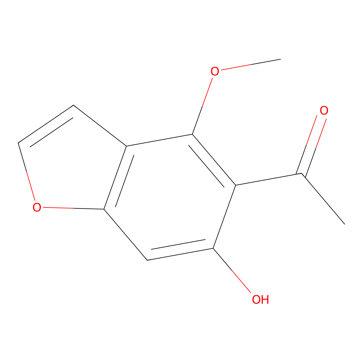 Visnaginone molecular structure, CAS 484-27-5