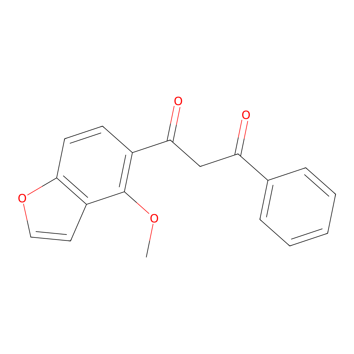 Pongamol molecular structure, CAS 484-33-3