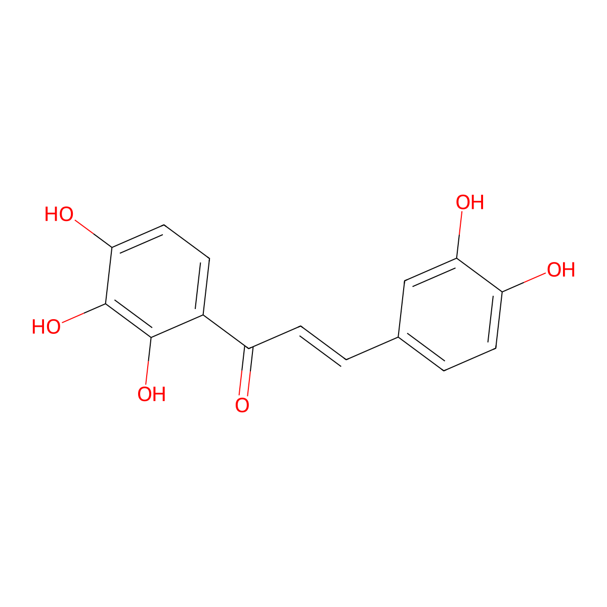Okanin molecular structure, CAS 484-76-4