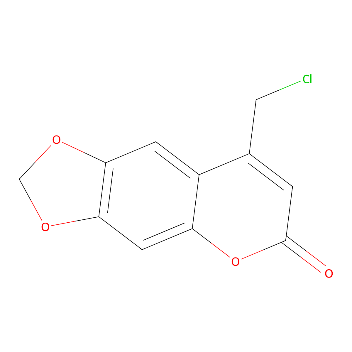 8-(chloromethyl)-6H-[1,3]dioxolo[4,5-g]chromen-6-one molecular structure, CAS 484000-52-4