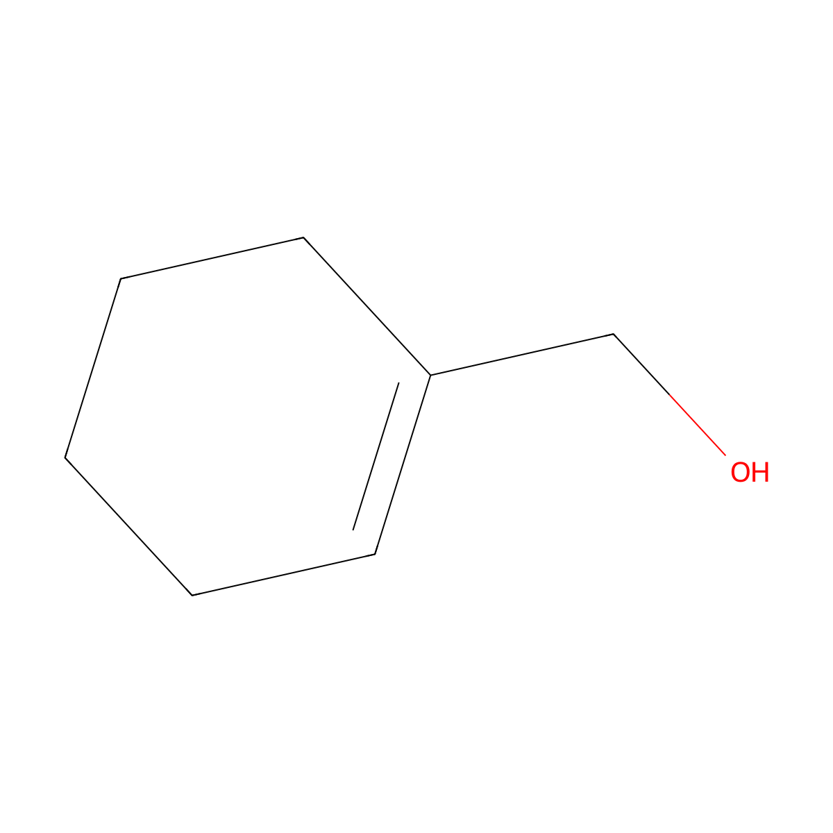 (Cyclohex-1-en-1-yl)methanol molecular structure, CAS 4845-04-9