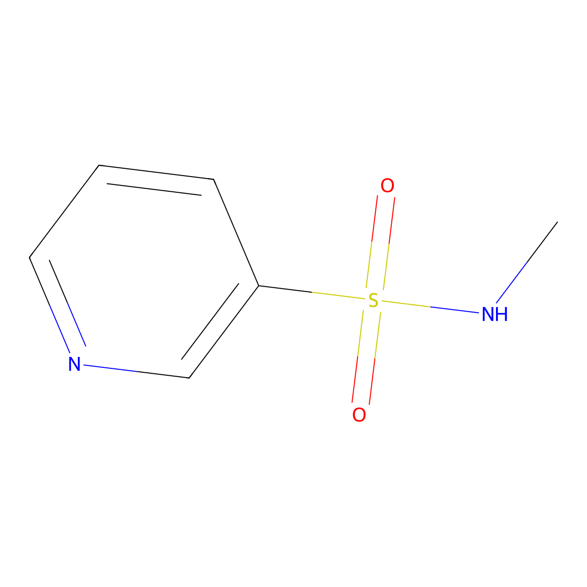 N-Methyl-3-pyridinesulfonamide molecular structure, CAS 4847-34-1