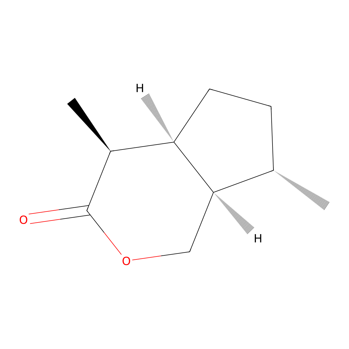 Iridomyrmecin molecular structure, CAS 485-43-8