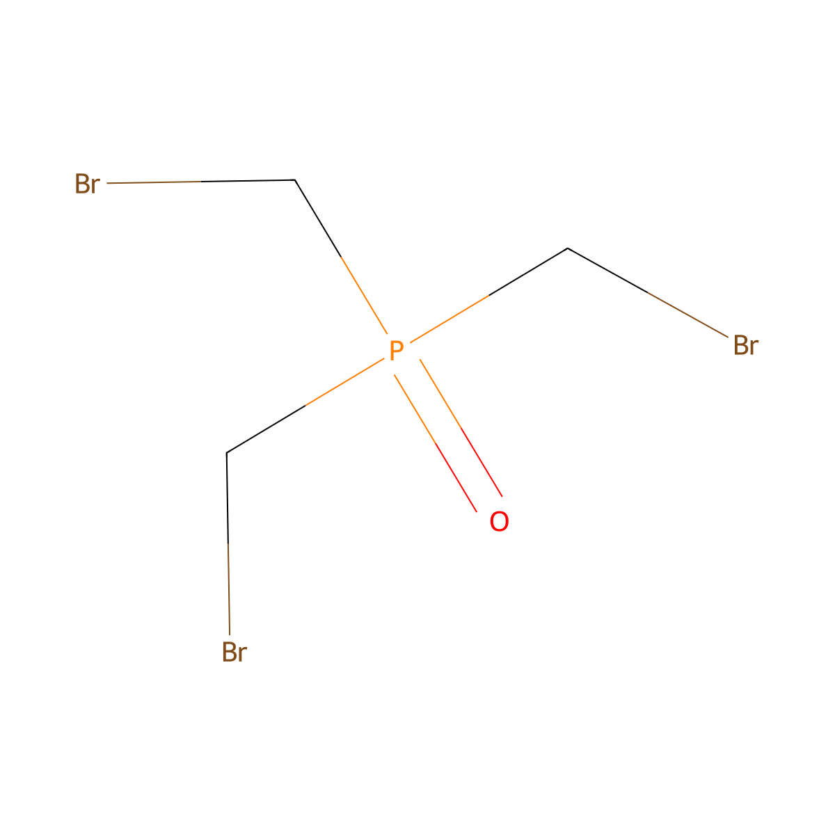 Phosphine oxide, tris(bromomethyl)- molecular structure, CAS 4851-85-8